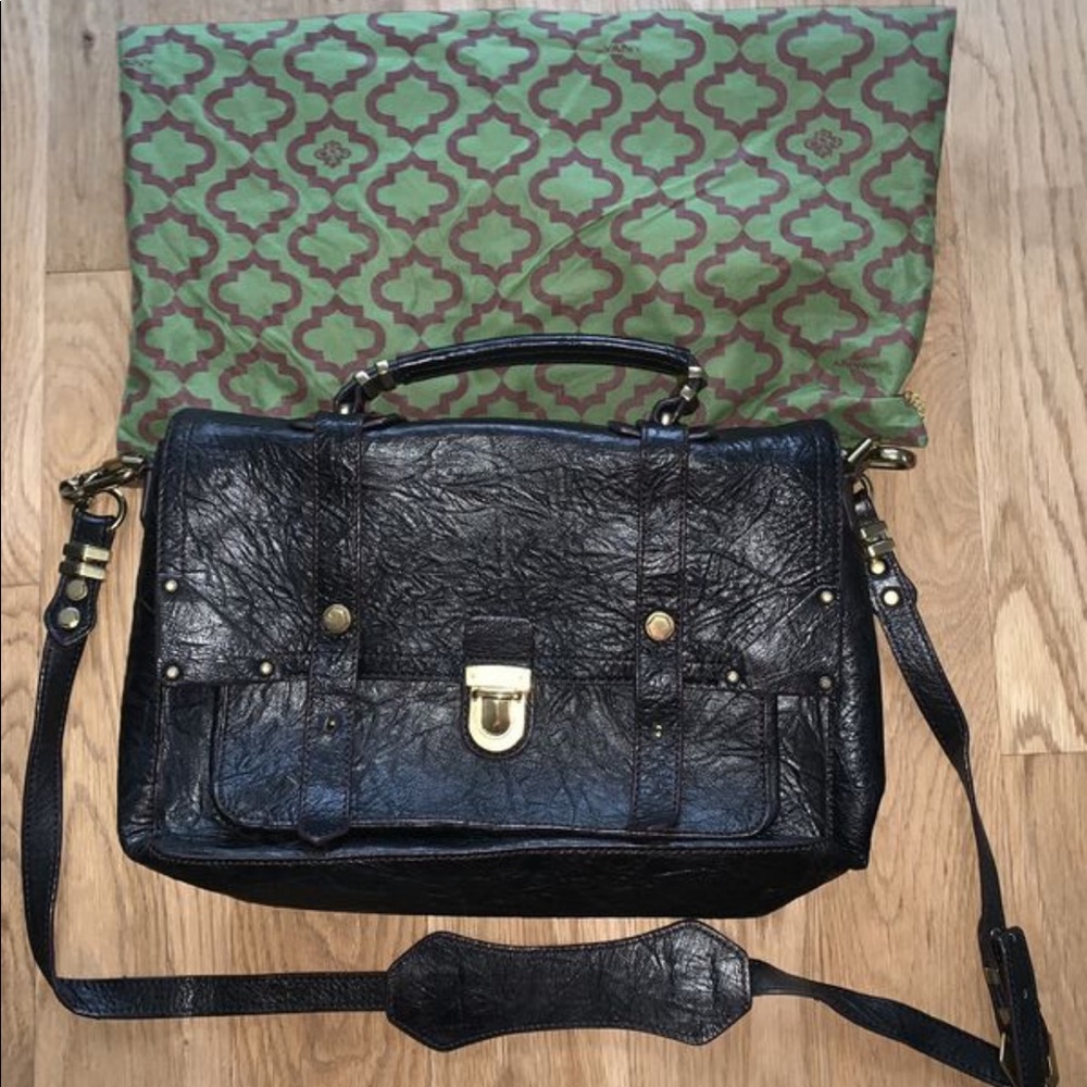 OrYANY Leather Messenger Bag